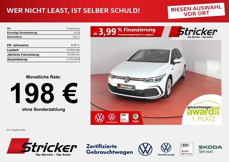 Volkswagen Golf GTI 2.0TSI DSG 198,-ohne Anzahlung Navi ACC
