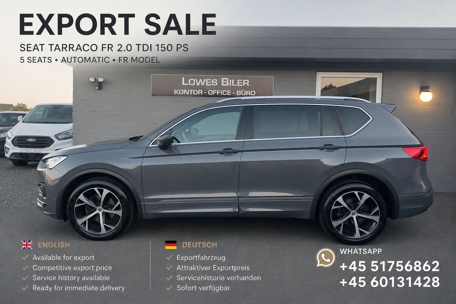 SEAT Tarraco FR 2,0 150 TDI FR 5 SEAT