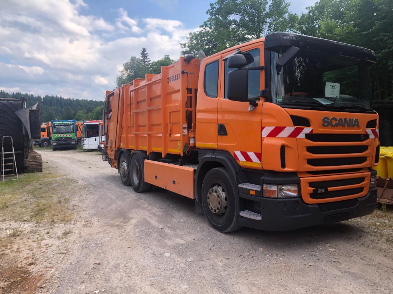 Scania G280L Zöller Medium + Lifter - Top!