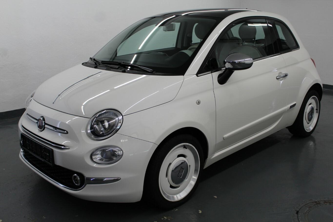 Fiat 500 Anniversario 105 PS Panorama+Apple+PDC+16J!
