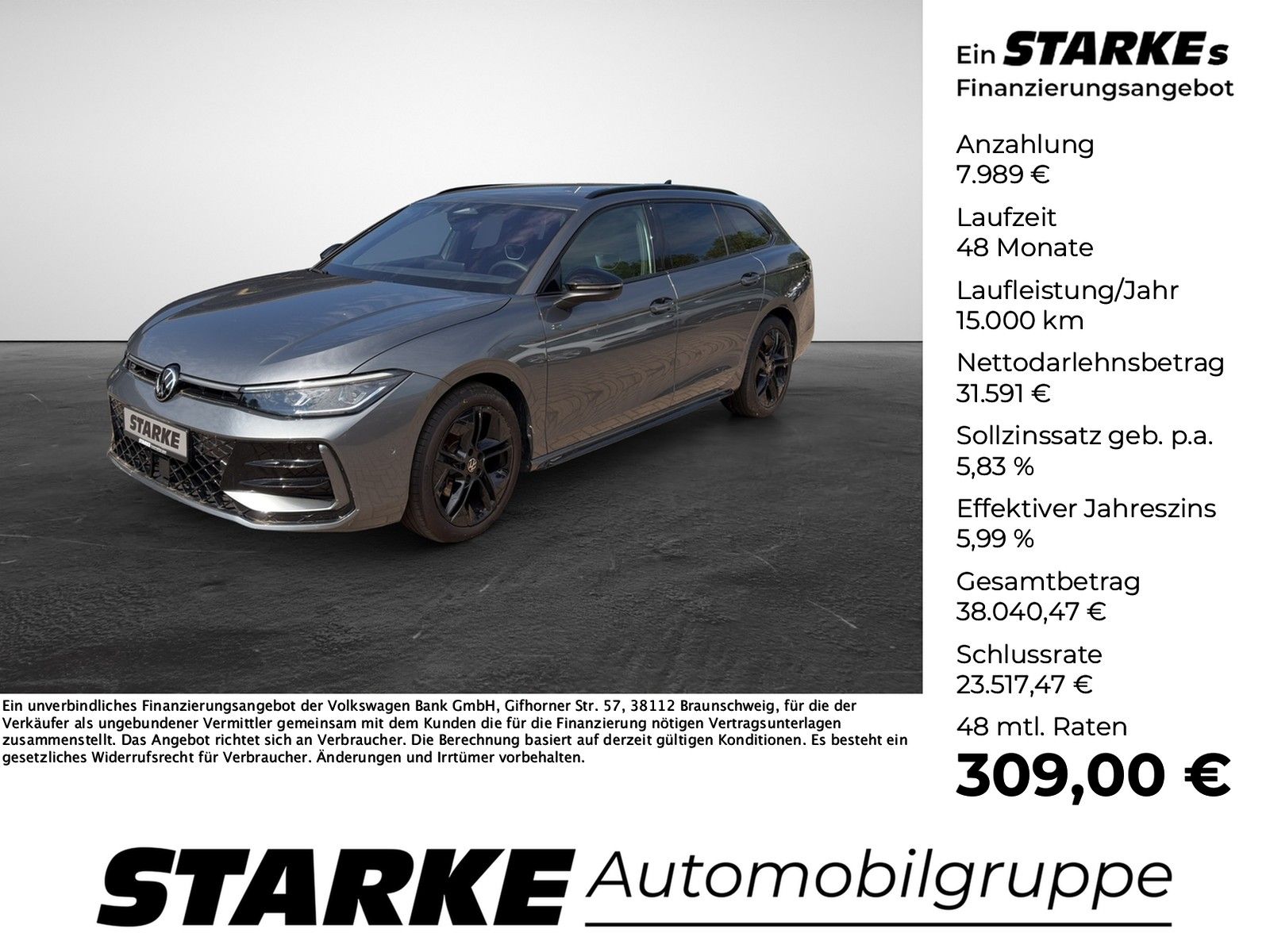 Volkswagen Passat Variant 2.0 TDI DSG R-Line Black Style H