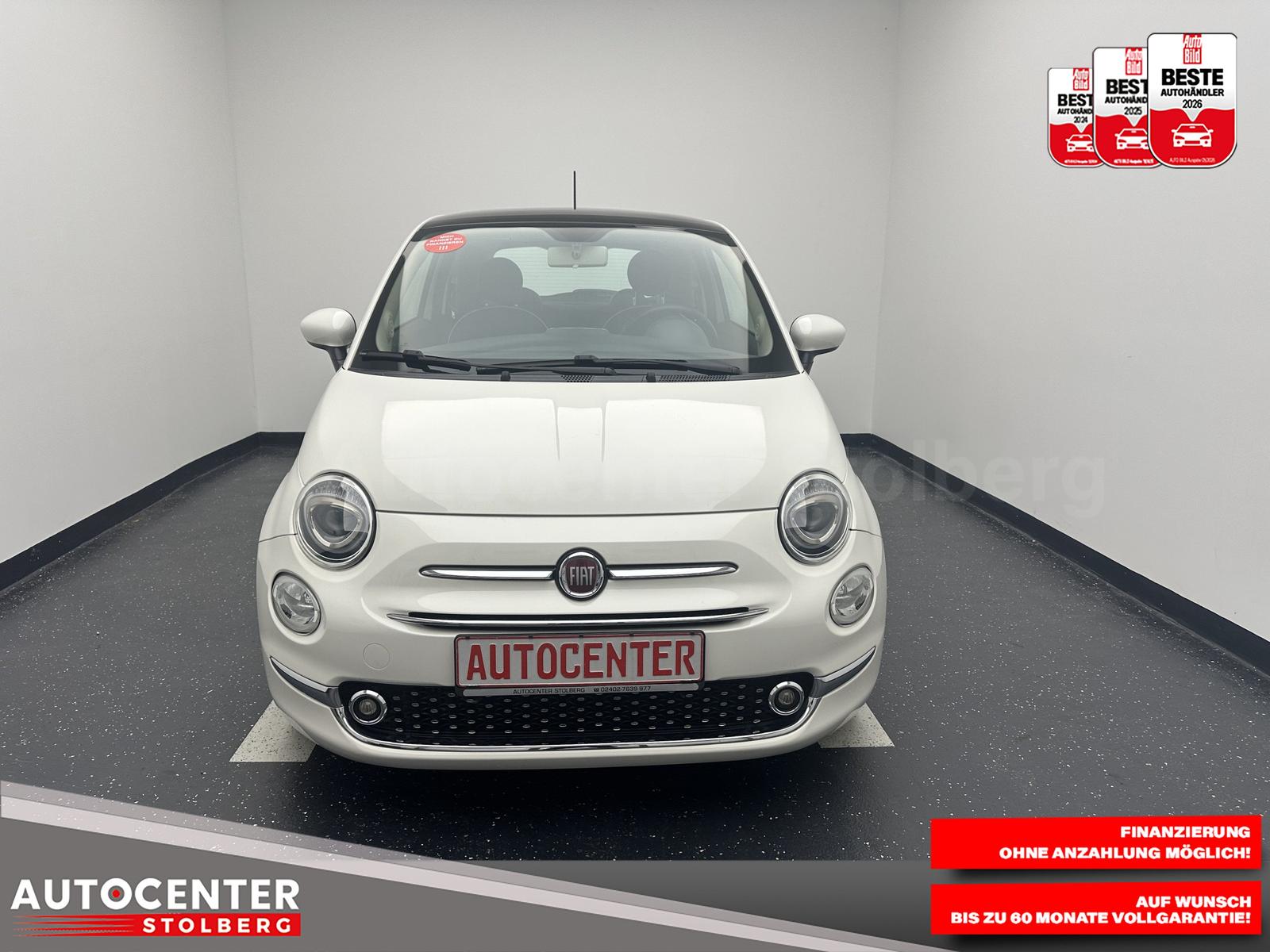 Fiat 500 Lounge "PANO-MULTI-KLIMA-PDC-ALU-TÜV NEU"