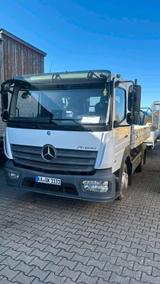Mercedes-Benz Atego 621 + Anhänger Humbaur - Plattform Anhänger