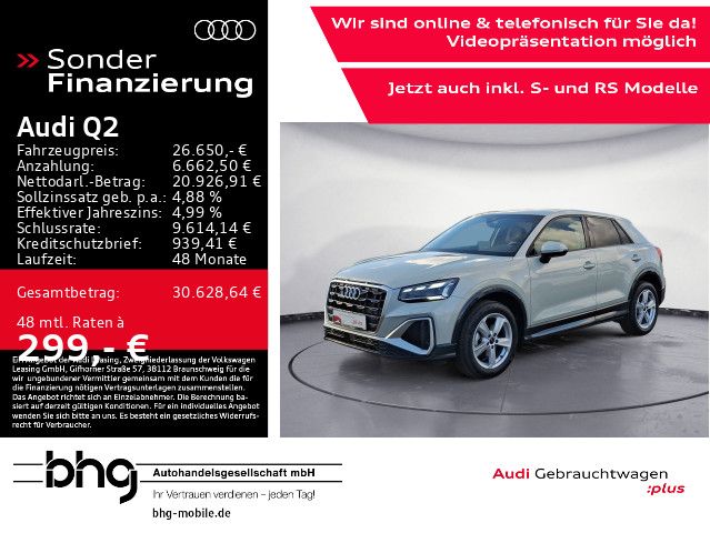 Audi Q2 30 TFSI S line Navi connect MatrixLED virtual