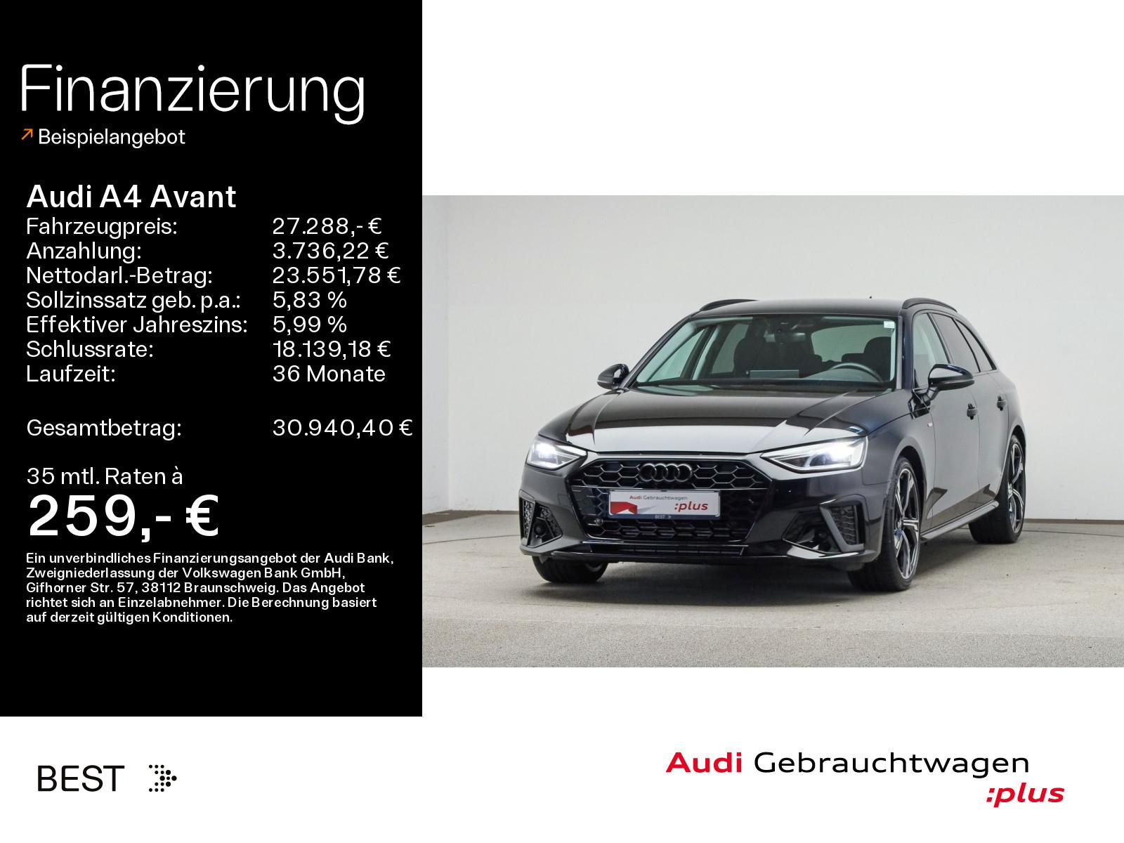 Audi A4 Avant S line competition 40 TFSI Tour, Navi