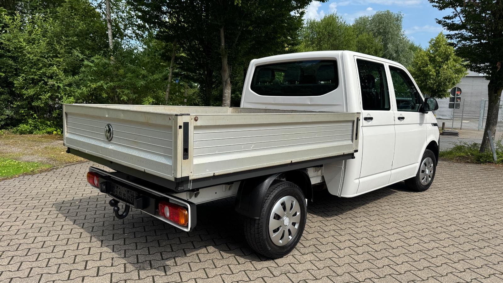 Volkswagen T6 Transporter T6.1 Pritsche DoKa Lang 6 Sitz *LEDER *AHK *1.Hd, миниатюра 7
