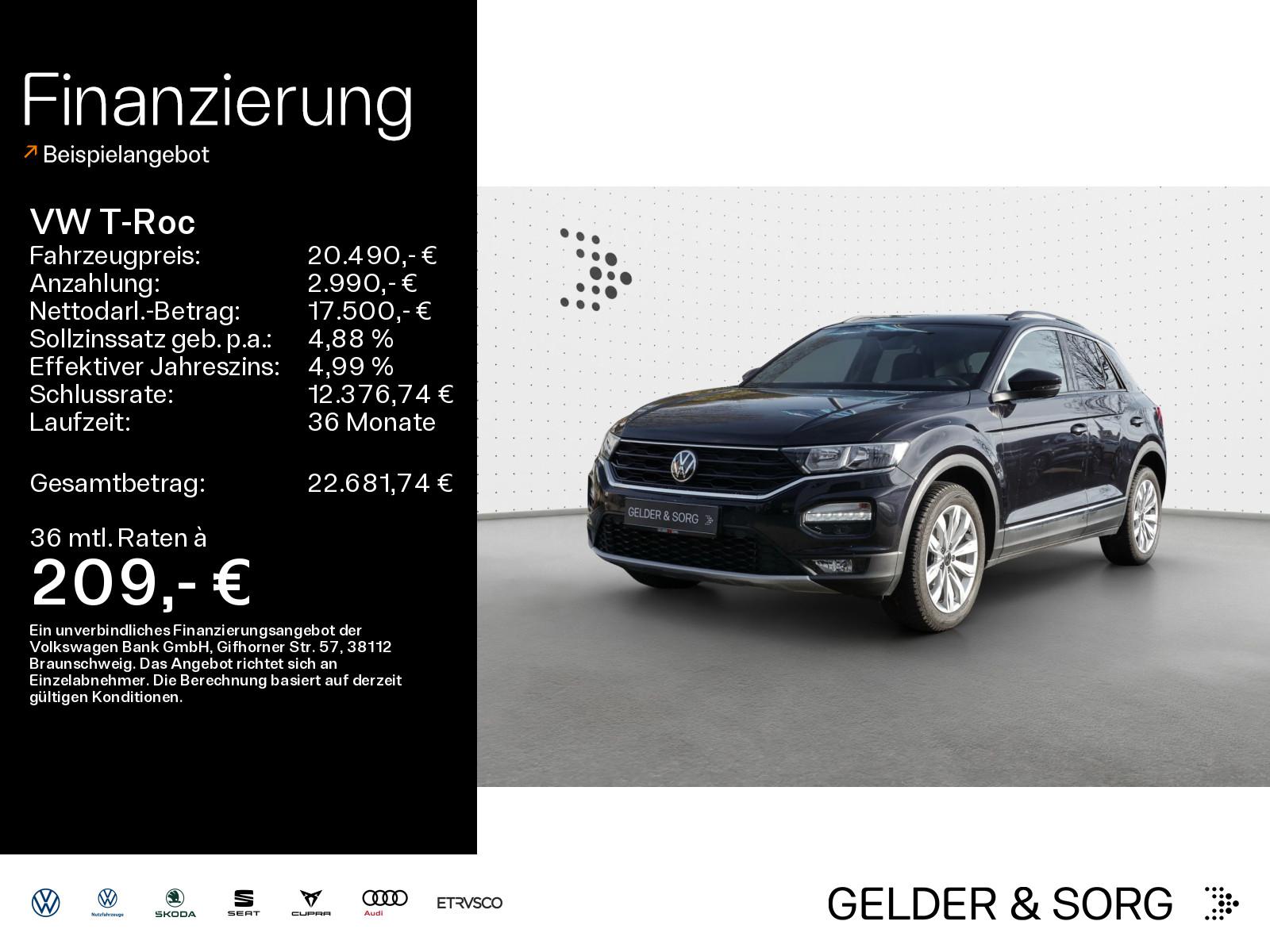 Volkswagen T-Roc 1.5 TSI WinterPaket*SHZ*PDC*NAVI*