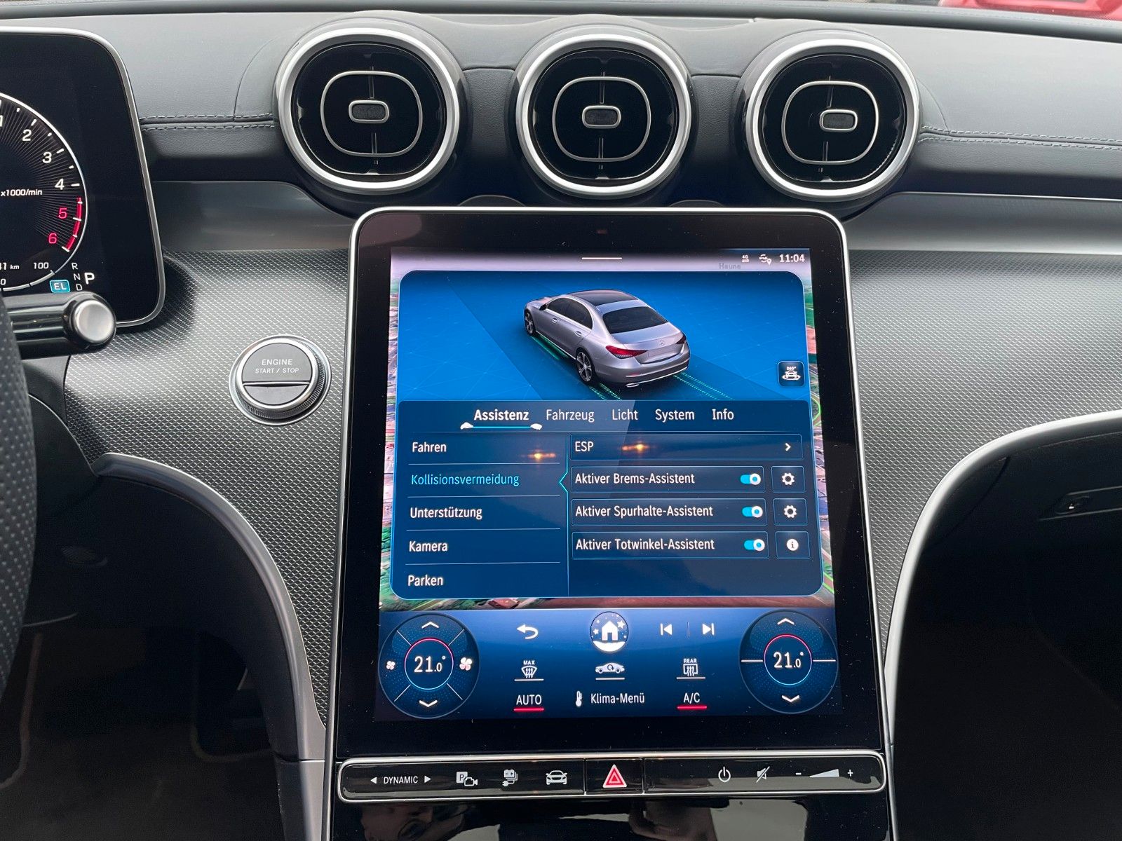 Fahrzeugabbildung Mercedes-Benz C 300de AMG+Distr+Digital+Pano+AHK+360+Night