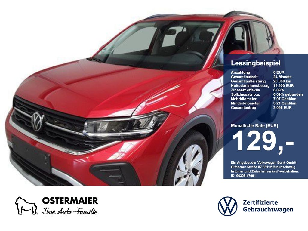 Volkswagen T-Cross LIFE 1.0TSI 116PS ACC.5J-G.2xPDC.VIRTUAL