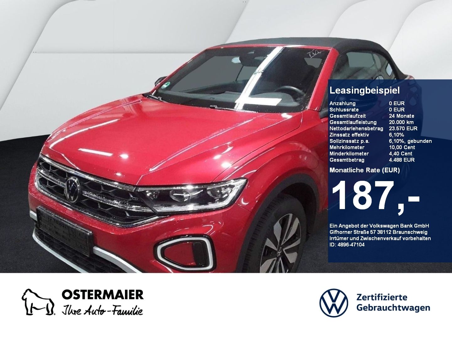 Volkswagen T-Roc Cabriolet GOAL 1.0TSI 116PS ACC.KAMERA.NAV