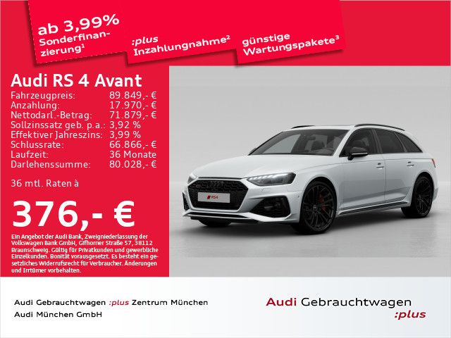 Audi RS4 Avant tiptr. Pano/Matrix/Sportabgas/B&O/HUD/