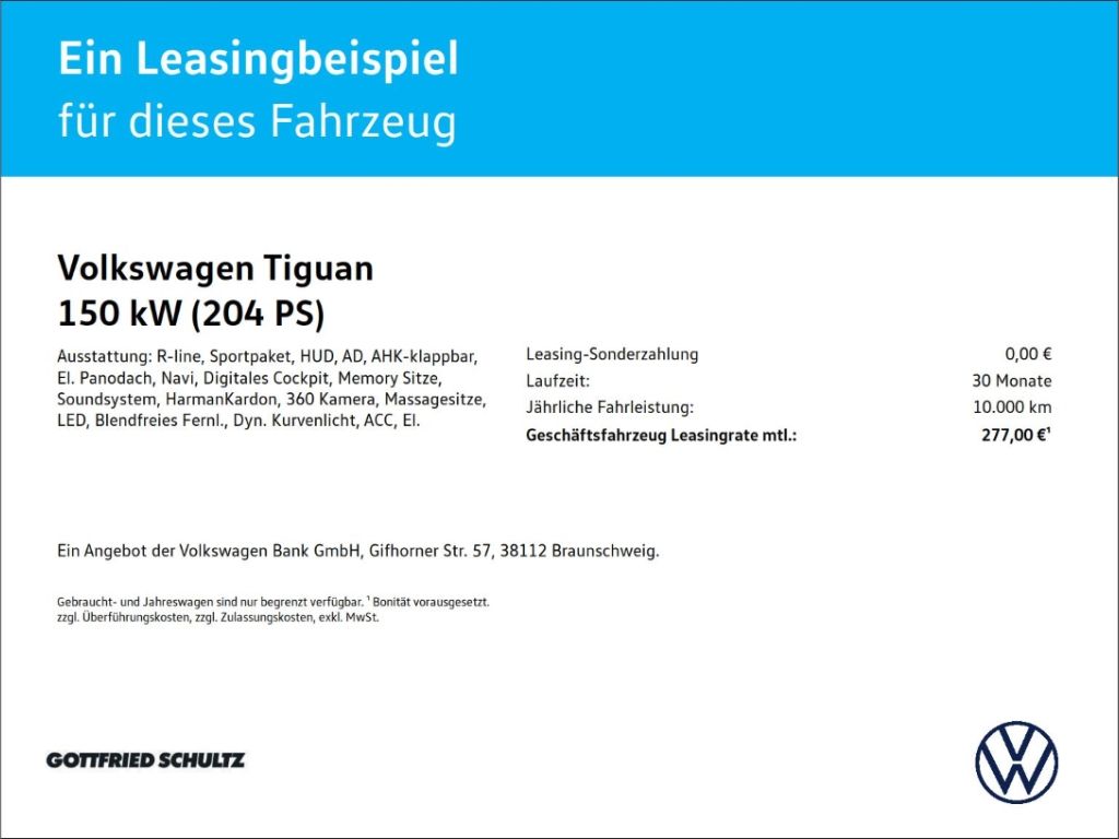 Volkswagen Tiguan R-Line 2.0 TSI DSG AHK PANO HD MATRIX NAV imagem 2
