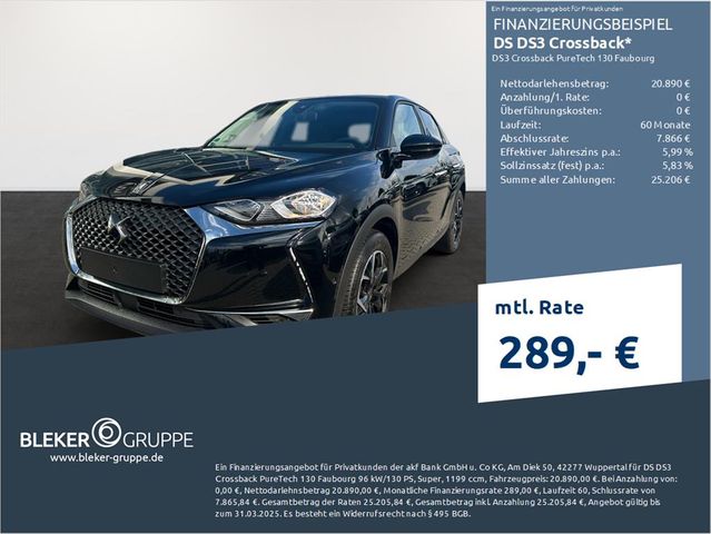 DS Automobiles DS3 Crossback PureTech 130 Faubourg