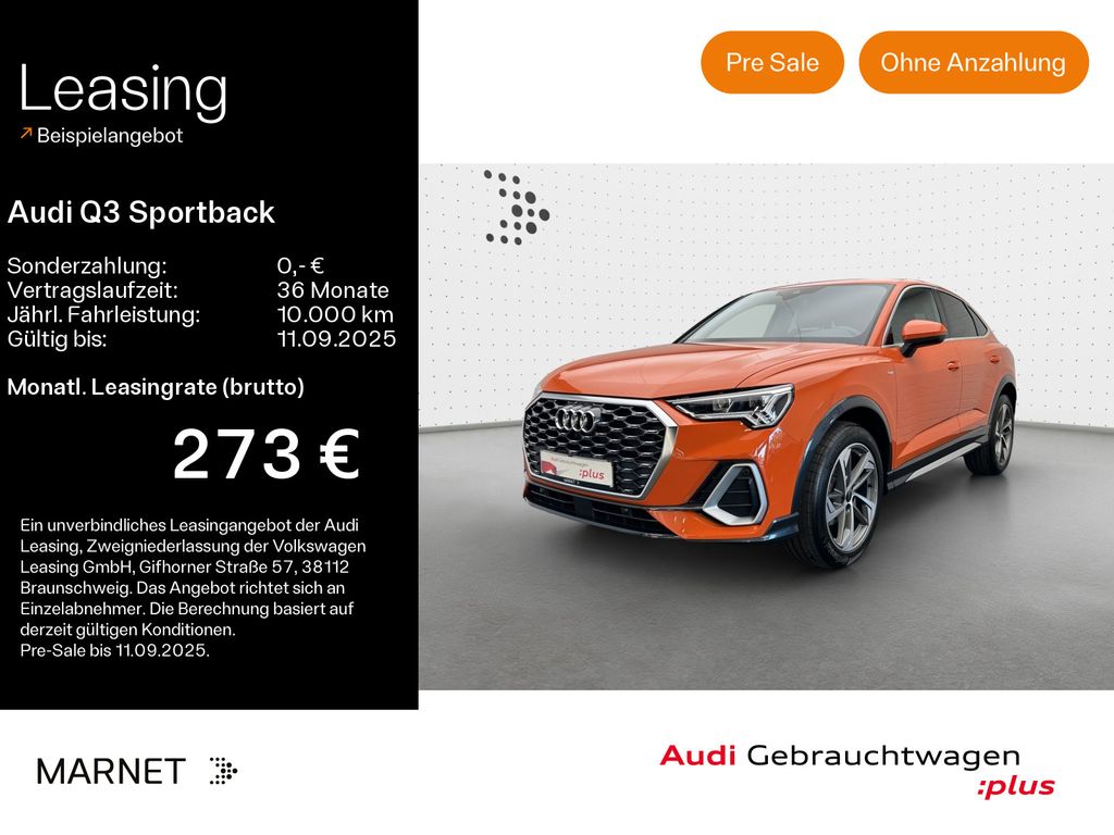 Audi Q3 Sportback 35 TFSI S line*Navi*LED*Alu*AHK*PDC