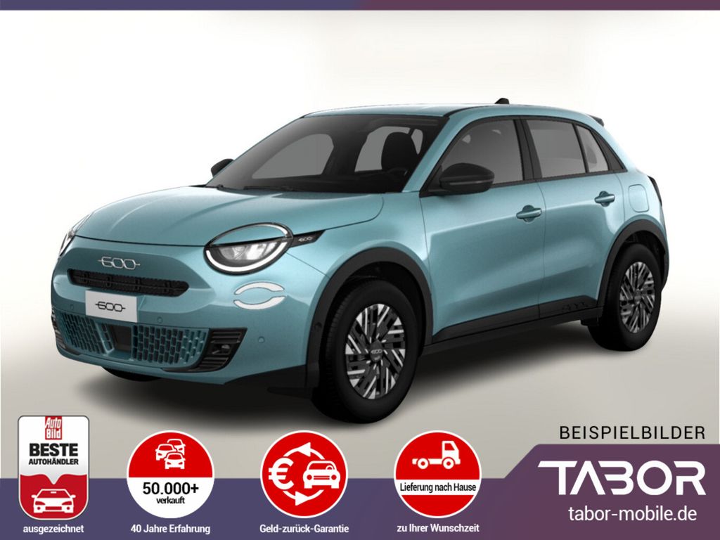 Fiat 600 MHEV 100 DCT LED PDC360° Keyl SHZ DigCo Kam