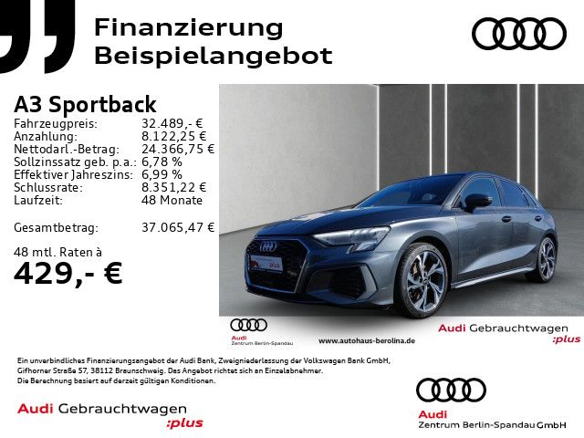Vorschaubild: AUDI A3 Sportback 35 TFSI S line S tronic *PANO*StdHz (Fahrzeug-Nr. A06740)