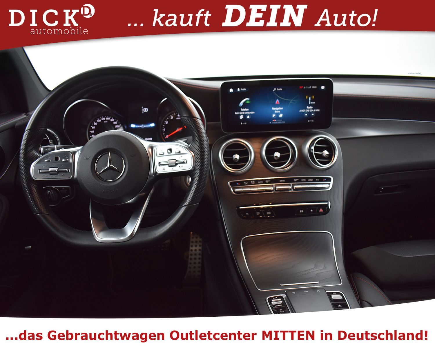 MERCEDES-BENZ GLC300 Coupe 2X AMG Line + NIGHT+MEMO+PANO+VOLL - Image 15