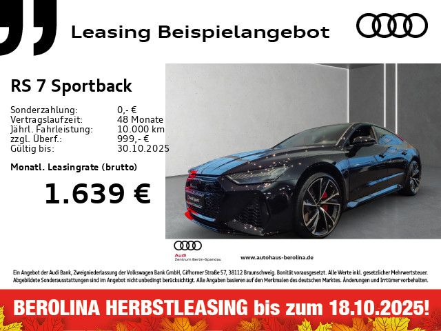 Audi RS7 Sportback performance *HD-MATRIX*PANO*B&O*