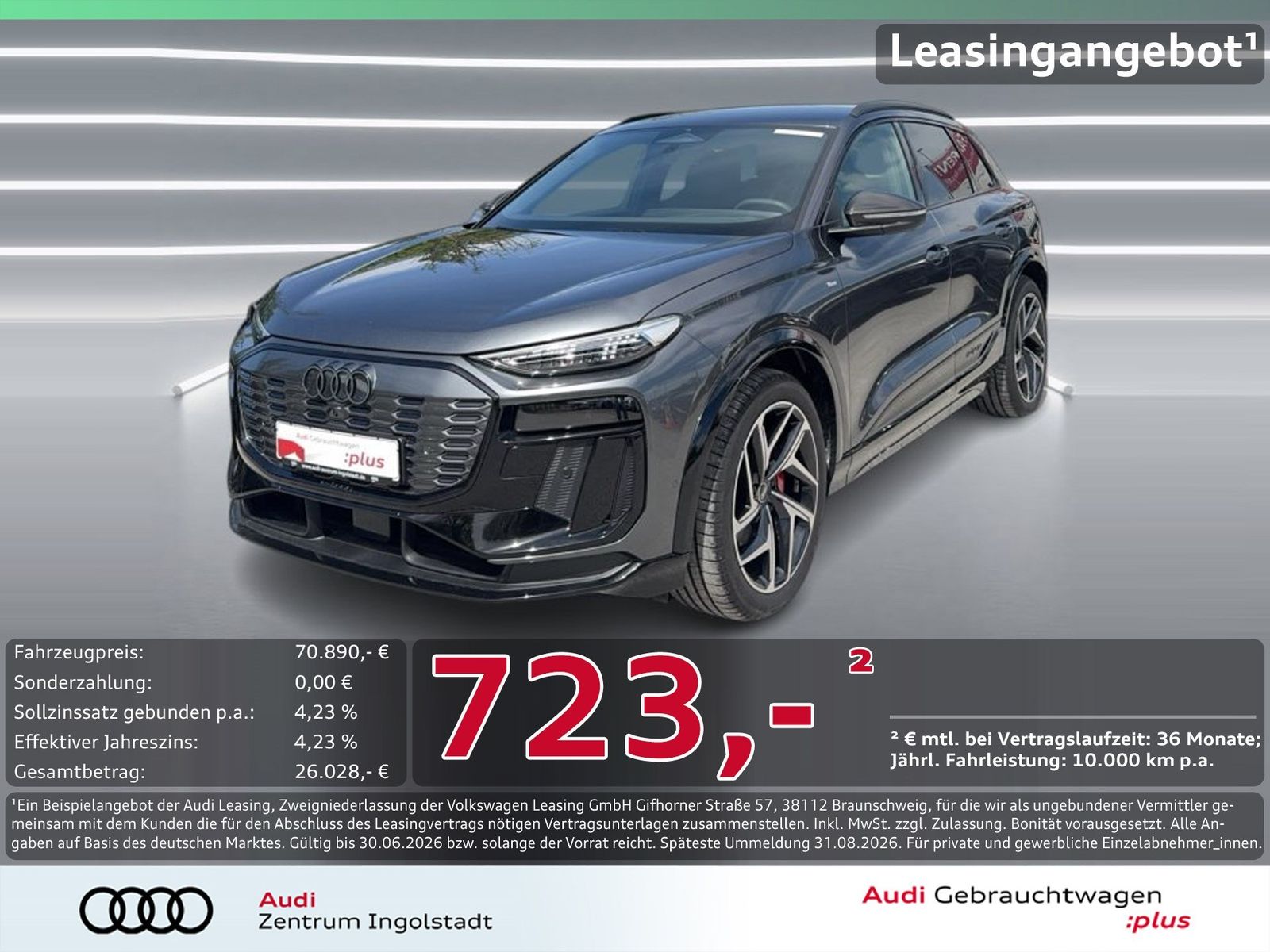 AUDI Q6 e-tron qu S line Tech pro MATRIX AHK Luft ACC