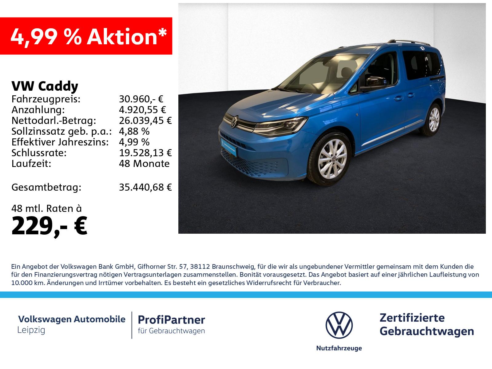 Volkswagen Caddy 1.5 TSI Style *AHK*LED*Navi*Standhzg.*