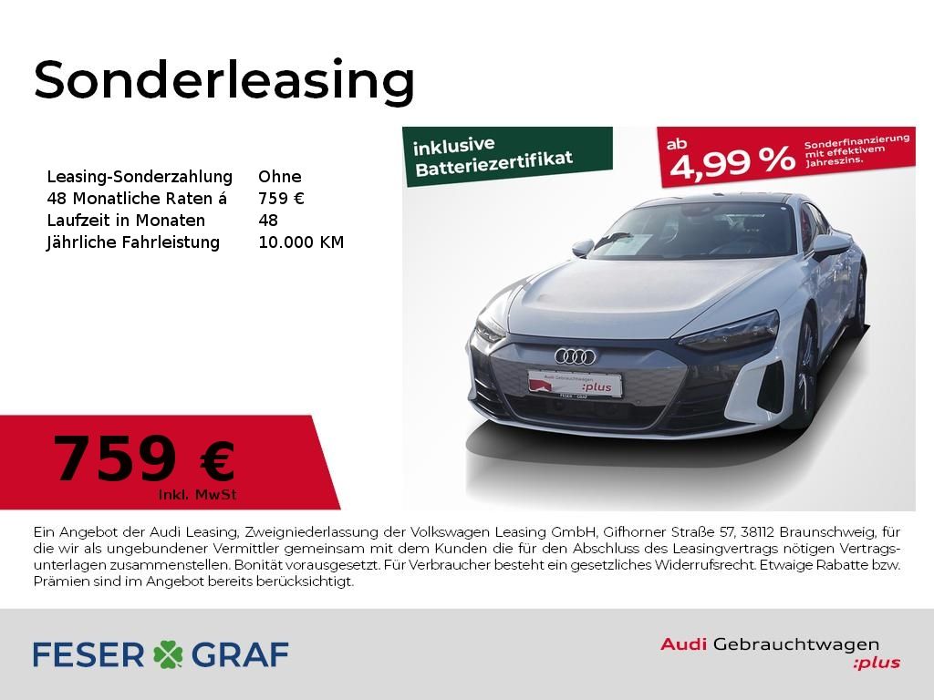 Audi e-tron GT 350 kW RFK Navi SHZ Leder LED PDC 19"