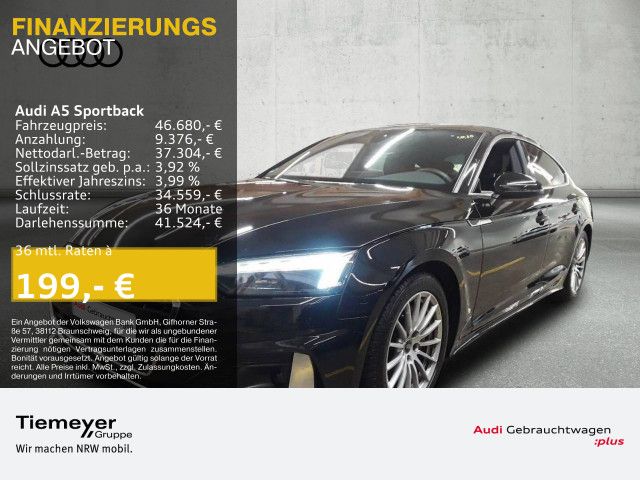 Audi A5 Sportback 40 TDI Q S LINE LEDER KAMERA MEMORY