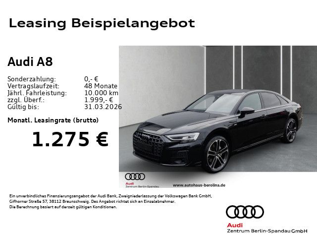 Vorschaubild: AUDI A8 50 TDI qu. S line tiptronic *PANO*StdHz*B&O* (Fahrzeug-Nr. AAYE08)