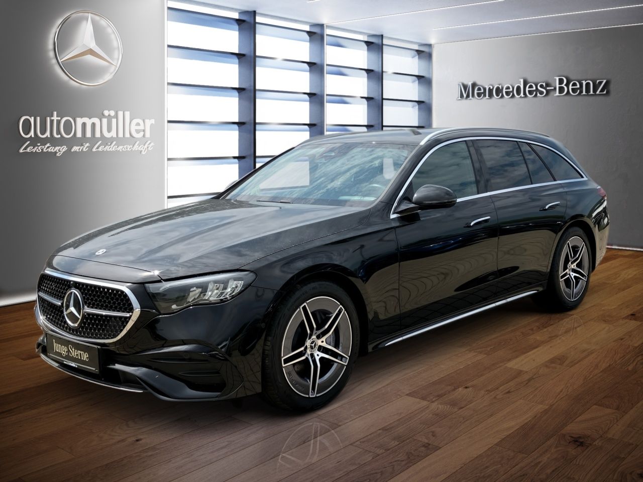 Fahrzeugabbildung Mercedes-Benz E 200 T AMG+AHK+DISTRONIC+KEYLESS+CARPLAY+TOTWIN