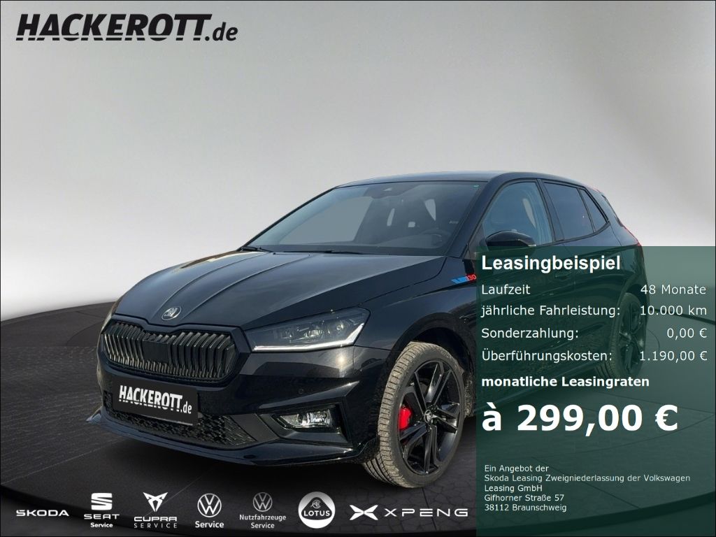 Skoda Fabia 130 1.5 TSI 177PS DSG Navi ACC PDC v+h