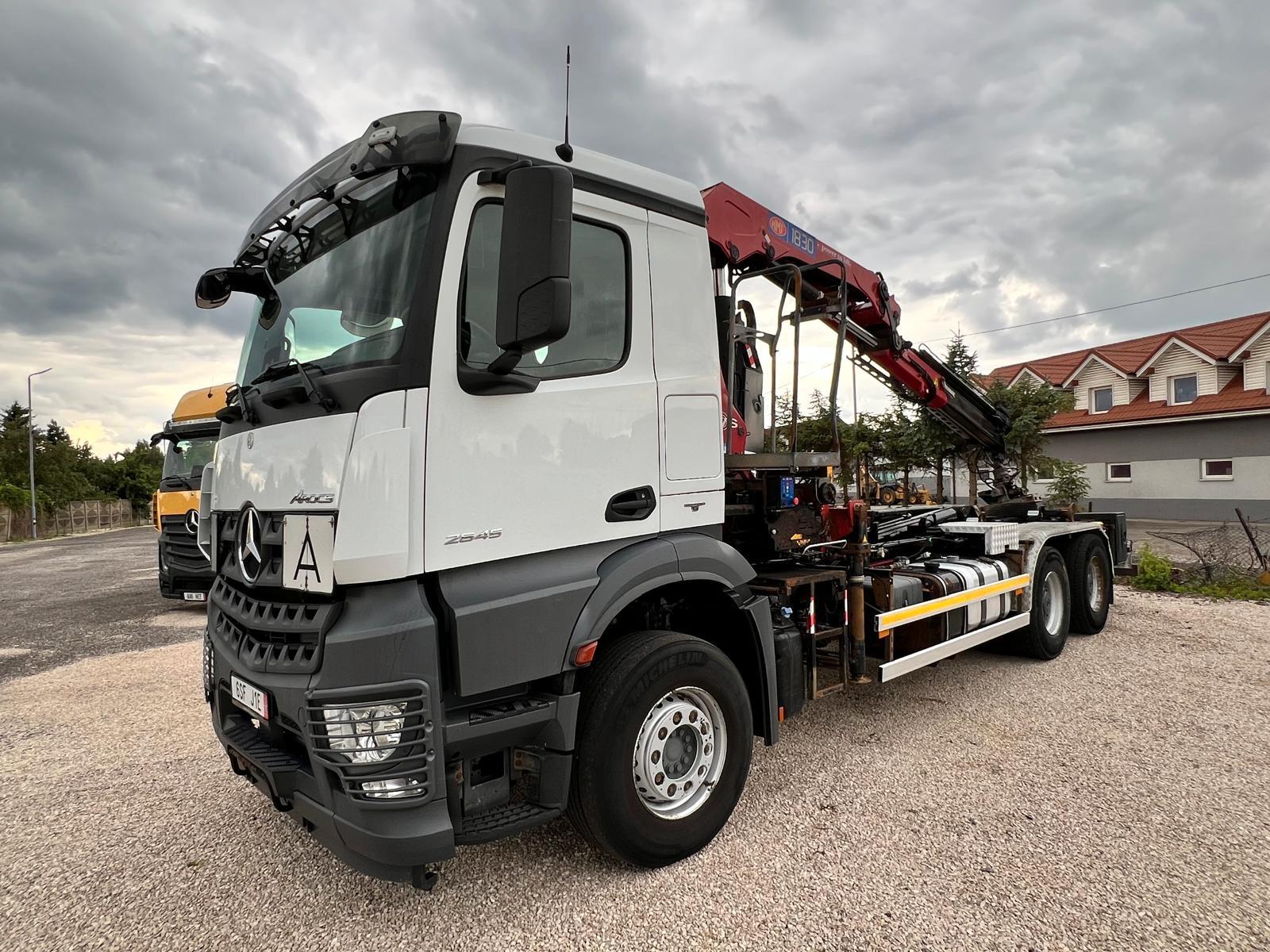 Mercedes-Benz AROCS 2645 L 6X4 HOOKLIFT + HDS