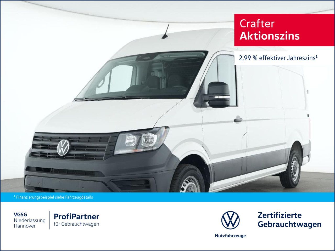 Volkswagen Crafter Kasten Mittel Neues Modell Klima Kamera