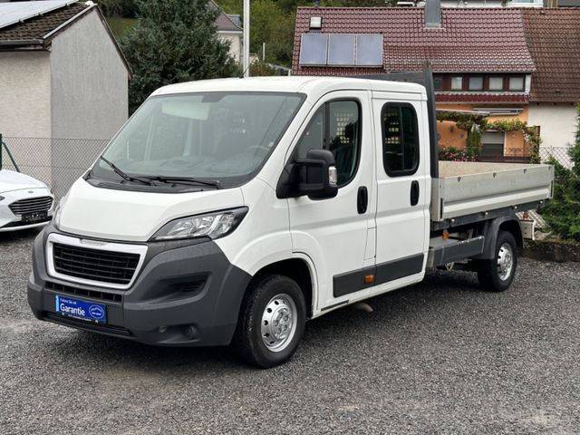 Peugeot BOXER PRITSCHE DoKa 7 SITZER AHK BIS 2500 KG ASR