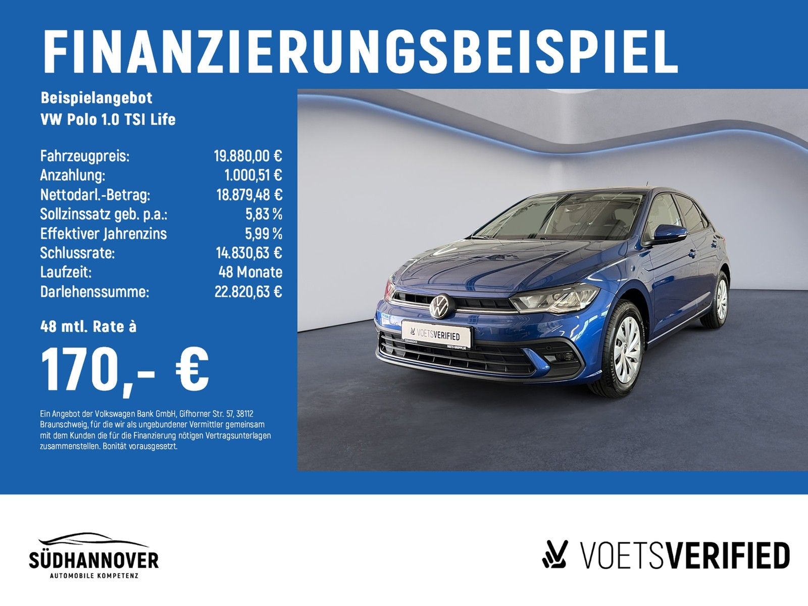Volkswagen Polo 1.0 TSI Life SHZ+LED+PDC+KLIMA