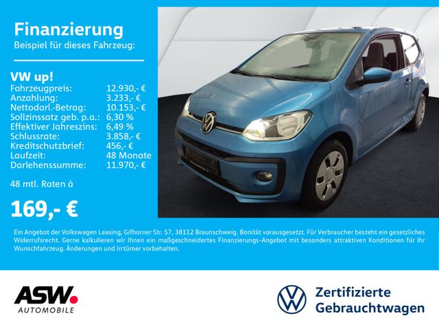 Volkswagen up! move up! 1.0 MPI Klimaauto RFK GRA SHZ PDC