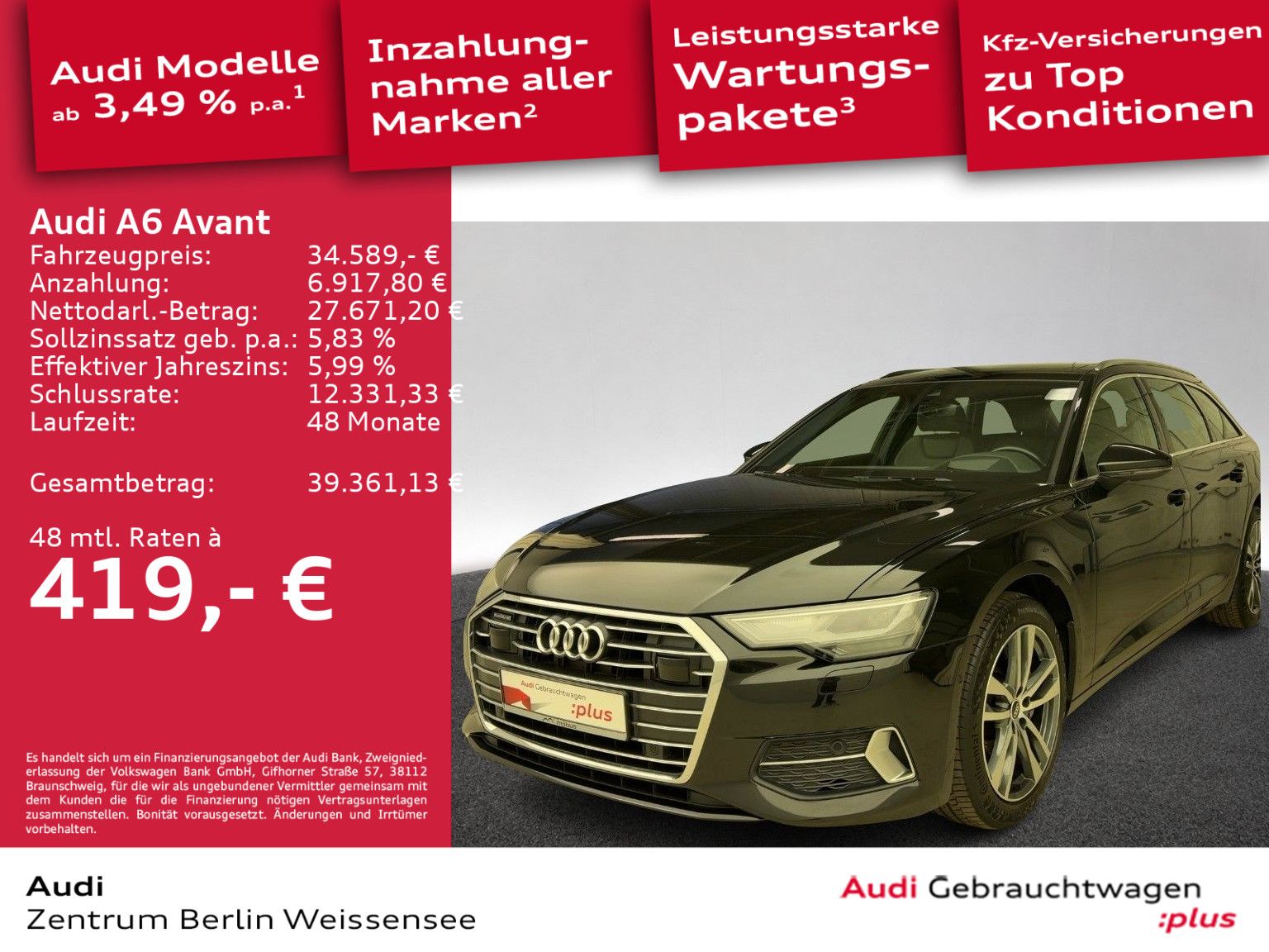 Audi A6 Avant 50 TDI QUA*LED*PANO*HUD*ACC*NAV*APP*SHZ imagem 2
