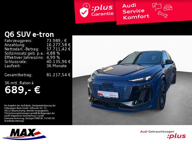 Q6 e-tron QUATT S LINE EDITION ONE BLUE +AR HUD+