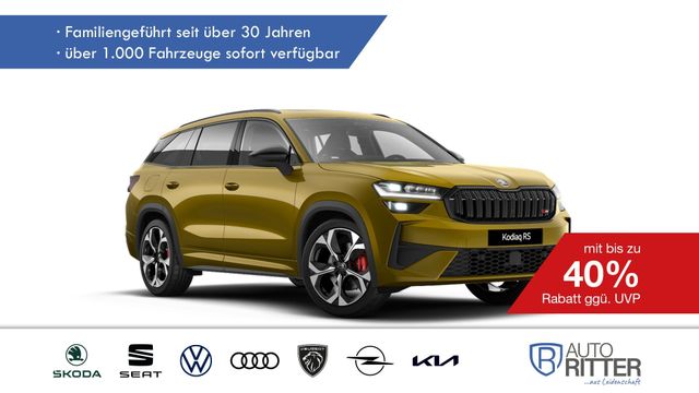 Skoda Kodiaq RS ACC|HuD|Stand-Hzg|AHK|RFK|PANO|Navi...