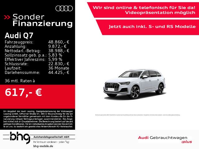 Audi Q7 S line 55 TFSI e quattro tiptron