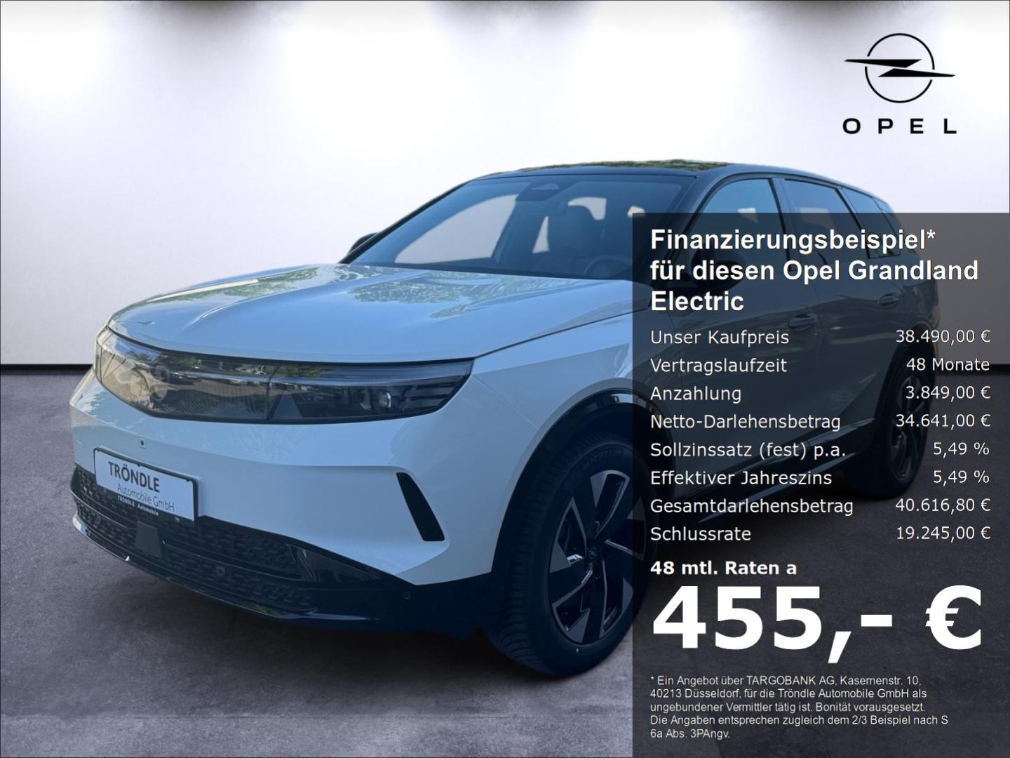 Opel Grandland Electric GS AD AHK-abnehmbar Navi 360 
