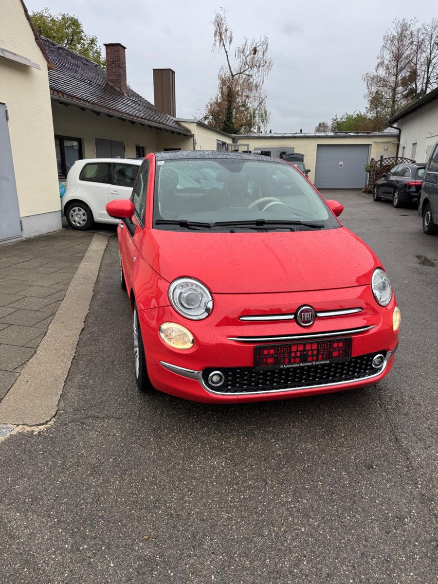 Fiat 500 Lounge Automatik Pano+Schiebedach Leder Navi