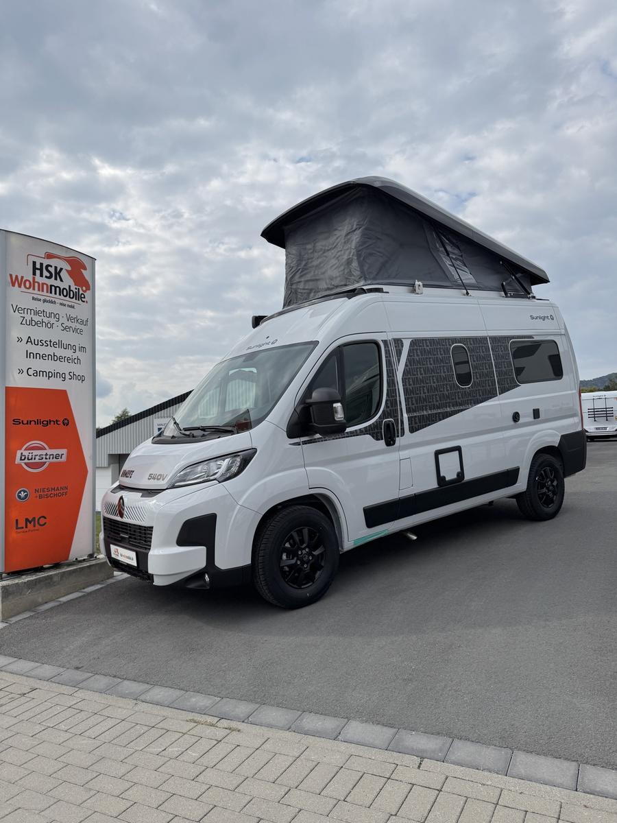 Sunlight Cliff 540 RT Vanlife, Green Trail,190Ah,AKTION