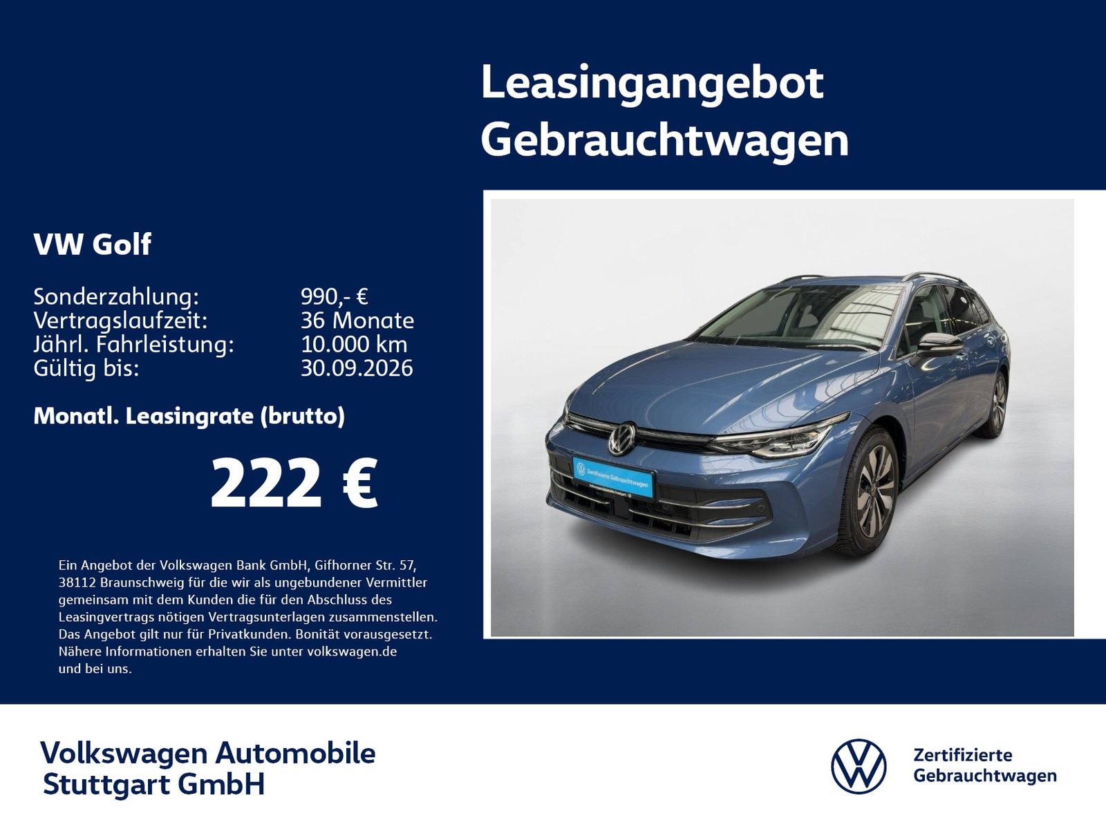 Volkswagen Golf 8 Variant Goal 2.0 TDI DSG Navi AHK Kamera