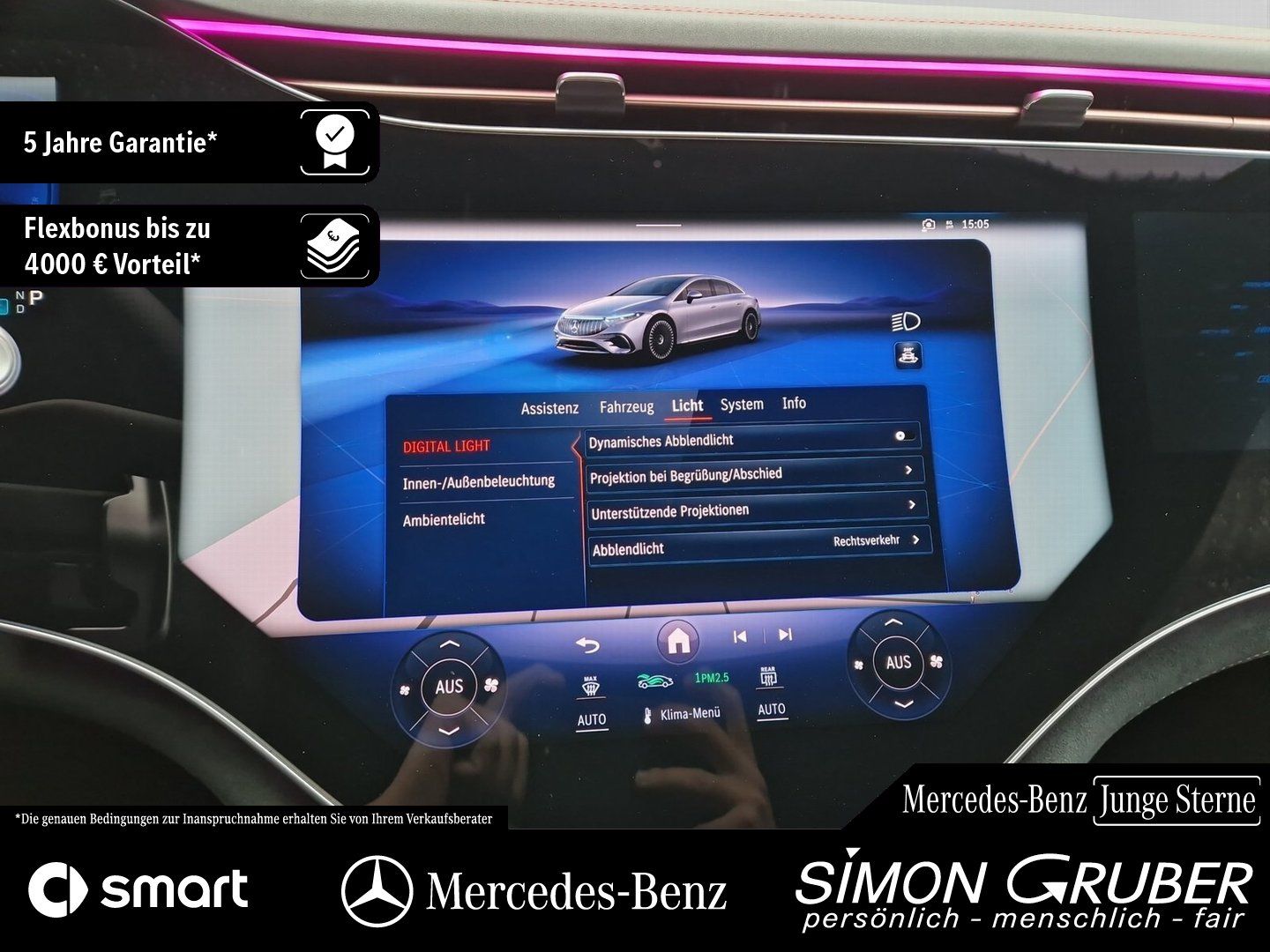 Fahrzeugabbildung Mercedes-Benz EQS 53 4M+ 4*Massage/4*Sitzklima TV Mod25 118kwh