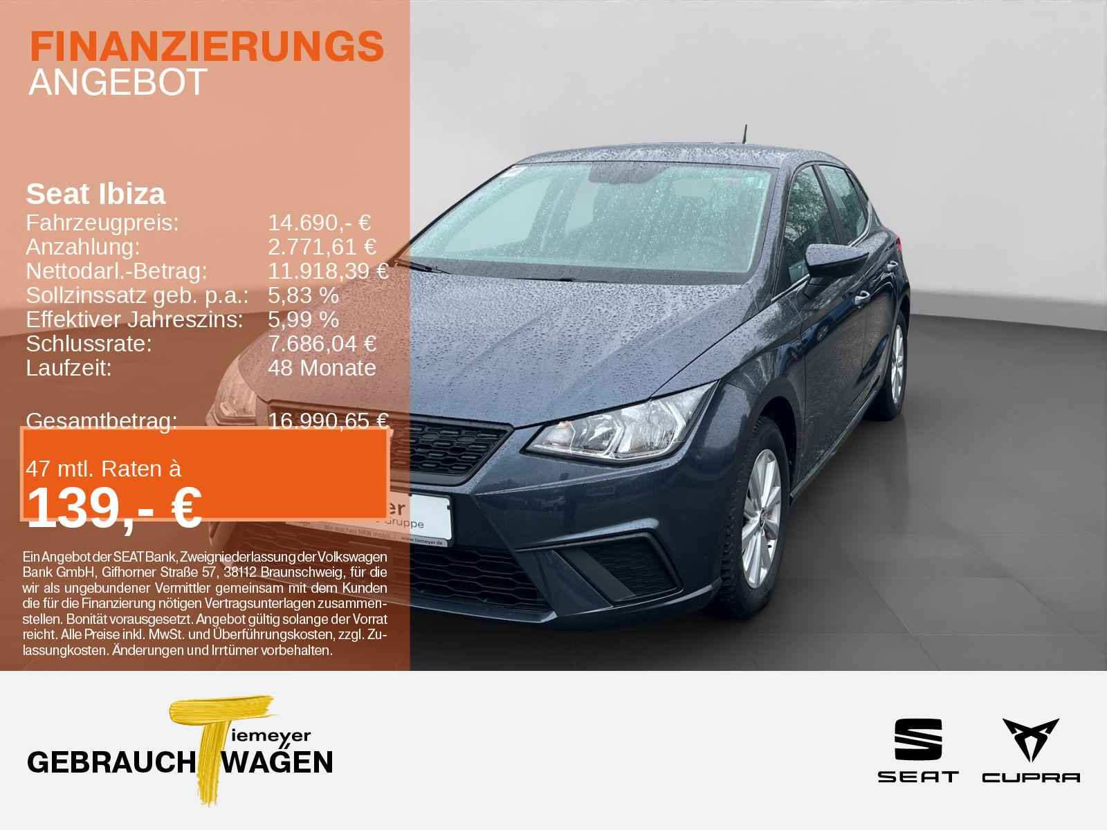 Seat Ibiza 1.0 TSI STYLE NAVI PDC SITZHZG GJR