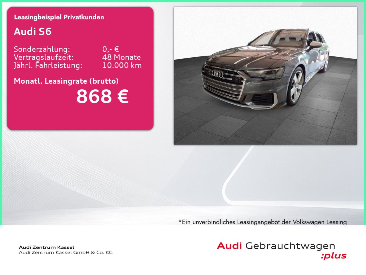 Audi S6 Av. 3.0 TDI qu LED AHK PDC+ Alcantara Carplay