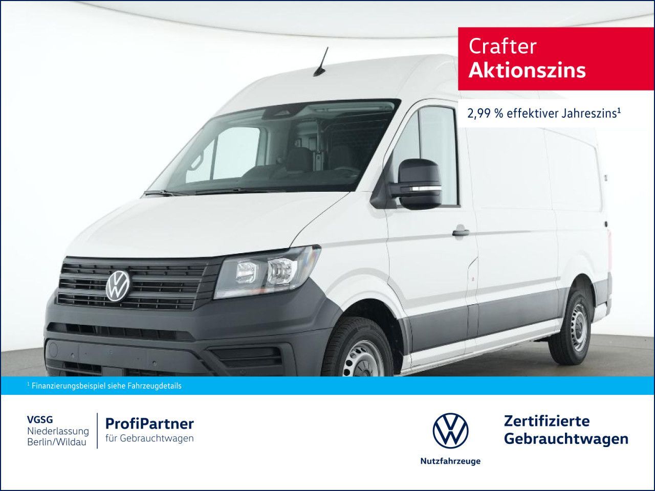Volkswagen Crafter Kasten Mittel Neues Modell RFK Vorb Navi