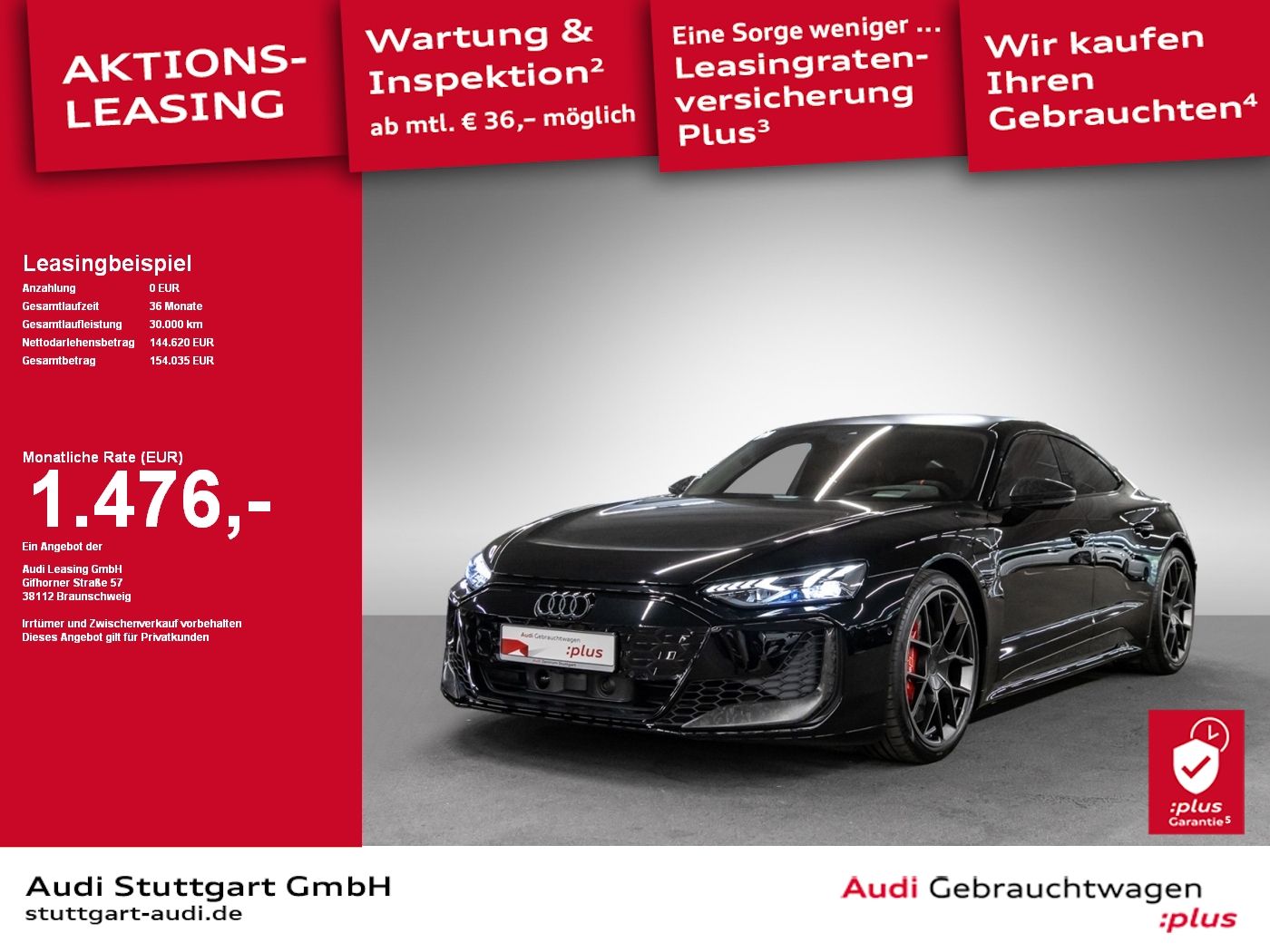 Audi RS e-tron GT performance Keramik Memory SHZ VC