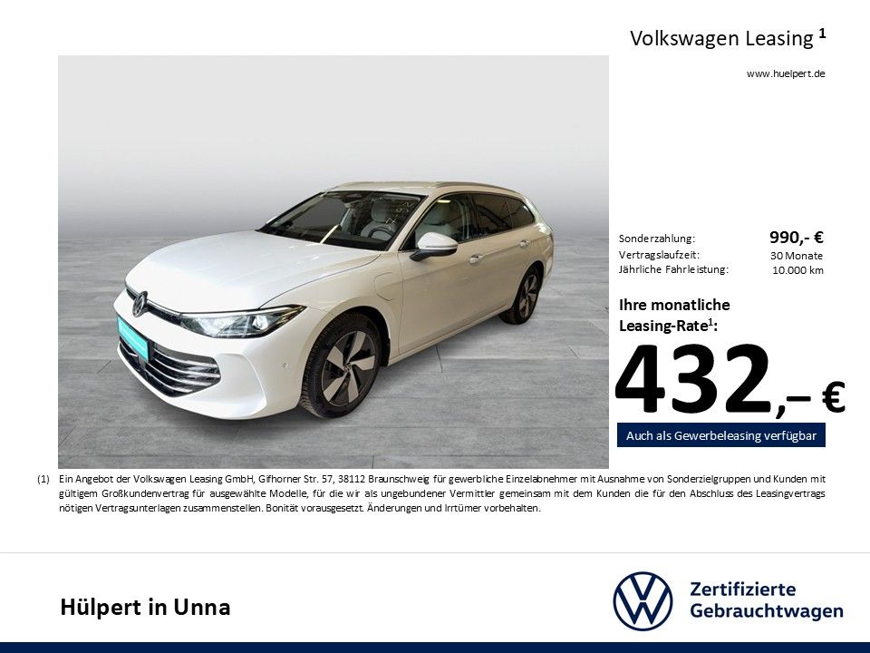 Volkswagen Passat Variant 1.5 HYBRID ELEGANCE AHK 360°CAM imagem 3