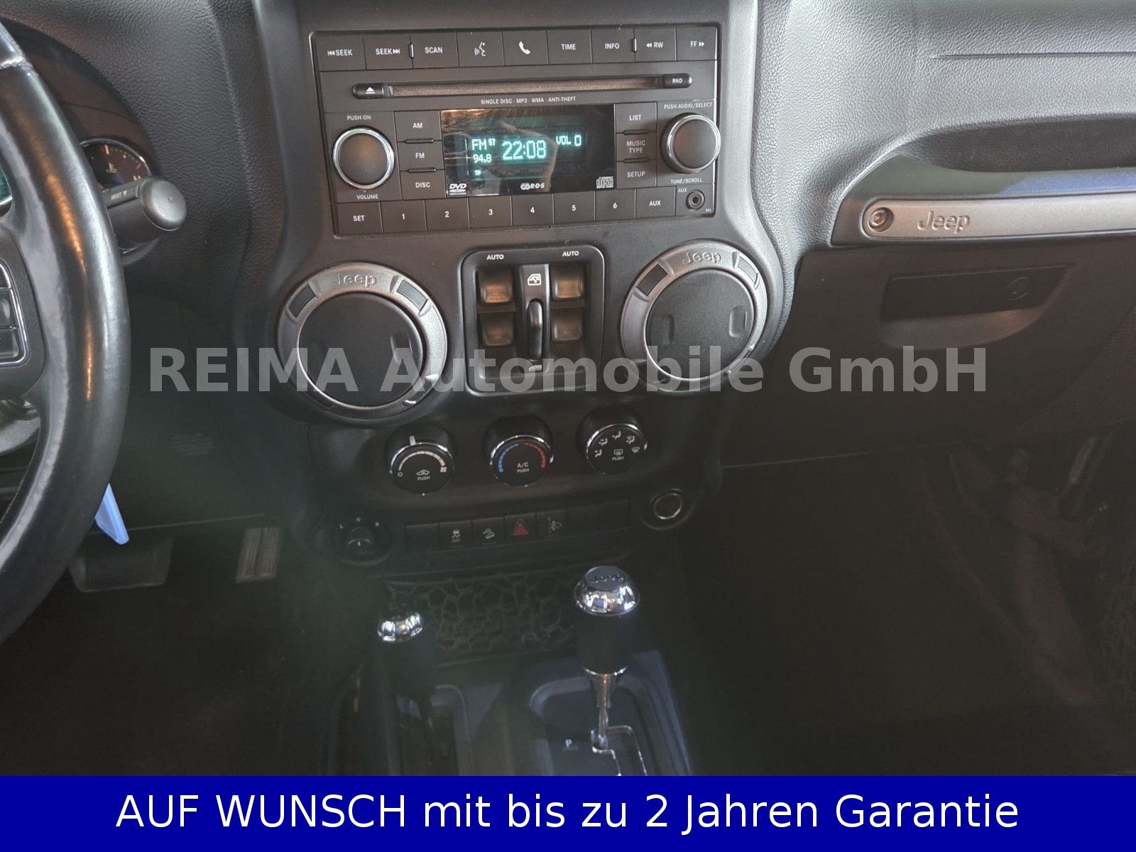 Fahrzeugabbildung Jeep Wrangler Unlimited Sport 5 türig , AHK