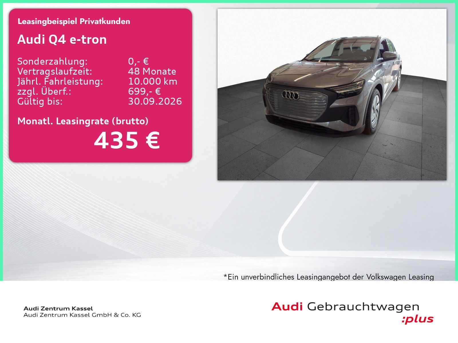 Audi Q4 45 e-tron Matrix AHK HuD Carplay Standklima